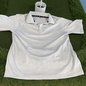 Adidas white polo